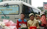 [ẢNH] Cận cảnh đám hỏi đẹp như mơ của Trung vệ Duy Mạnh và bạn gái Quỳnh Anh